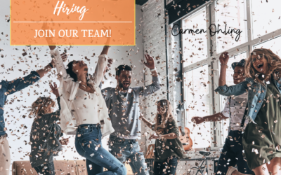 JOIN OUR TEAM! WE ARE HIRING!