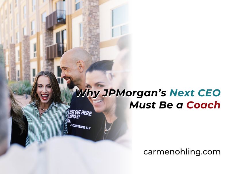 Why JPMorgan’s Next CEO Must Be a Coach